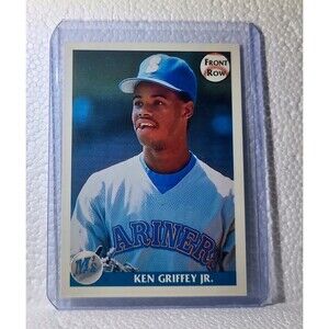 Ken Griffey Jr. 1991 Front Row MLB #5 Promo Baseball Card Seattle Mariners